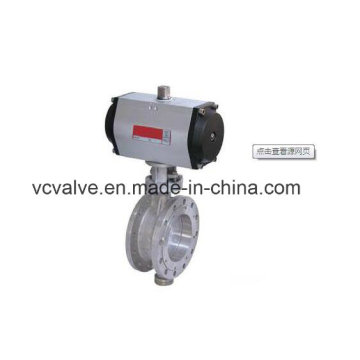 Wafer Butterfly Valve of Pneumatic Actuator